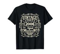 Vintage 2006 Born In 2006 20th Birthday Gifts 20 Years Old T-Shirt