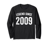 Vintage 2009 13th Birthday Idea for legend since 2009 Long Sleeve T-Shirt