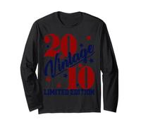 Vintage 2010 Limited Edition 15th B-Day Mens Womens Present Long Sleeve T-Shirt