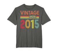Vintage 2015 Funny 9 Years Old Boys and Girls 9th Birthday T-Shirt