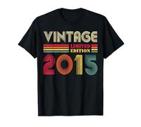 Vintage 2015 Funny 9 Years Old Boys and Girls 9th Birthday T-Shirt