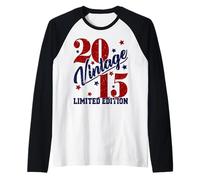 Vintage 2015 Limited Edition 10th B-Day Mens Womens Kids Tee Raglan Baseball Tee