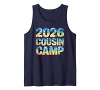 Vintage 2026 Cousin Camp Crew Reunion Family Trip Surf Vacay Tank Top