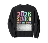 Vintage 2026 SENIOR SIGN MY SHIRT Rule We Run School Final Sweatshirt