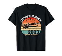 Vintage 22nd Birthday Legends Were Born In September 2003 T-Shirt