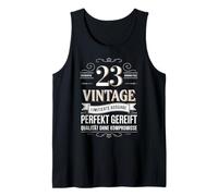 Vintage 23rd Birthday Celebration Perfectly Aged Design Tank Top
