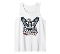 Vintage 250 Years in God We Trust Eagle 1776-2026 - USA Tank Top