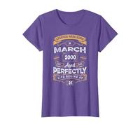 Vintage 25th Birthday Legends Were Born In March 2000 T-Shirt