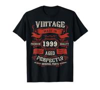 Vintage 27th Birthday Decorations Men Funny 1999 27 Birthday T-Shirt