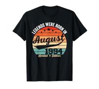 Vintage 31st Birthday Legends Were Born In August 1994 T-Shirt