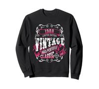 Vintage 37 Birthday Decoration Men Women 37yr 1988 37th Bday Sweatshirt