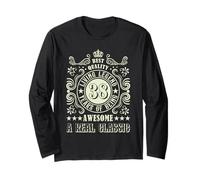Vintage 38th Birthday Men 38 Year Old Gifts 38th Birthday Long Sleeve T-Shirt