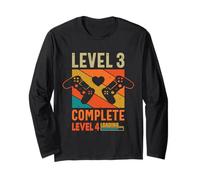 Vintage 3rd Wedding Anniversary - Funny Level 3 Complete Long Sleeve T-Shirt