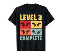 Vintage 3rd Wedding Anniversary - Funny Level 3 Complete T-Shirt