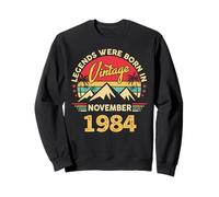 Vintage 41st Birthday Legends Were Born In November 1984 Sweatshirt