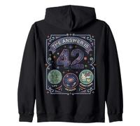 Vintage 42 Answer to Life The Universe And Everything Zip Hoodie