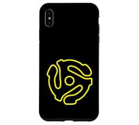 Vintage 45 RPM Record Adapter Retro Vinyl Music Spindle Case for iPhone XS Max