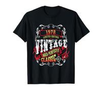 Vintage 47 Birthday Decoration Men Women 47yr 1978 47th Bday T-Shirt