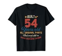 Vintage 54th Birthday Built 54 Years Ago 54 Year Old Gifts T-Shirt