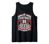 Vintage 55th Birthday Gifts for Men Women 55 Years Old Tank Top