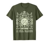 Vintage 55th Birthday Men 55 Year Old Gifts 55th Birthday T-Shirt