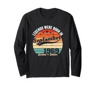 Vintage 56th Birthday Legends Were Born In September 1969 Long Sleeve T-Shirt