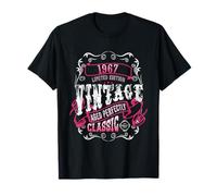 Vintage 58 Birthday Decoration Men Women 58yr 1967 58th Bday T-Shirt