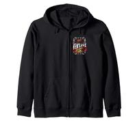 Vintage 58 Birthday Decoration Men Women 58yr 1967 58th Bday Zip Hoodie