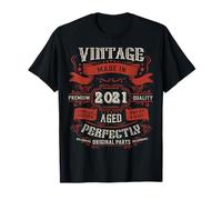 Vintage 5th Birthday Decorations Men Funny 2021 5 Birthday T-Shirt