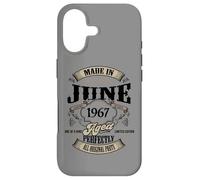 Vintage 60th Birthday Legend June 1967 60 Years Old Gift Case for iPhone 17