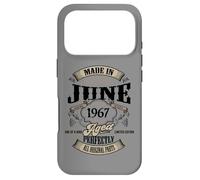 Vintage 60th Birthday Legend June 1967 60 Years Old Gift Case for iPhone 17 Pro