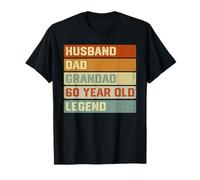 Vintage 60th Birthday Saying For 60 Year Old Dad And Grandad T-Shirt