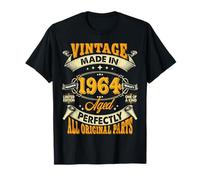 Vintage 61 Birthday Decorations 61yr 1964 61st B-Day Present T-Shirt