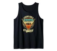 Vintage 61st Birthday Legend Since September 1965 Tank Top