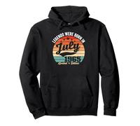 Vintage 61st Birthday Legends Were Born In July 1965 Pullover Hoodie