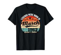 Vintage 63th Birthday Legends Were Born In March 1962 T-Shirt