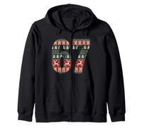 Vintage 67 Christmas Meme Zip Hoodie