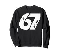 Vintage 67 Six Seven | Retro Varsity Sports Graphic Apparel Sweatshirt