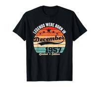 Vintage 69th Birthday Legends were Born in December 1956 T-Shirt