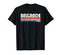 Vintage 70s 80s Style Belgrade, Serbia T-Shirt