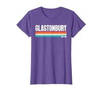 Vintage 70s 80s Style Retro Glastonbury England Gift T-Shirt