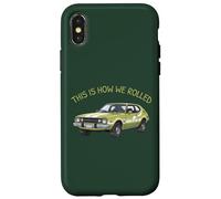 Vintage 70s Car Nut Nostalgia Design This Is How We Rolled Case for iPhone X/XS