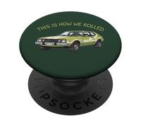 Vintage 70s Car Nut Nostalgia Design This Is How We Rolled PopSockets Adhesive PopGrip