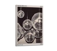 Vintage 70s Disco Ball NewspaperClassic Aesthetic Poster Decorative Painting Canvas Wall Art Living Room Poster Bedroom PaintingFrame-style 24x36inch(60x90cm)
