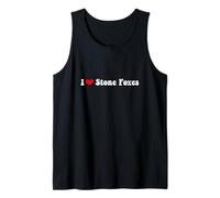Vintage 70s I Love Stone Foxes Tank Top