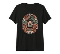 Vintage 70s Retro Mushroom Hippie Boho Aesthetic Premium T-Shirt