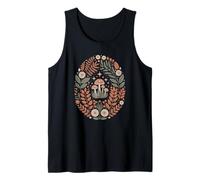 Vintage 70s Retro Mushroom Hippie Boho Aesthetic Tank Top
