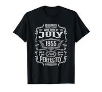 Vintage 71st Birthday Legends were Born in July 1955 T-Shirt