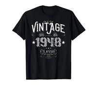 Vintage 75th Birthday Gift for Men and Women born in 1948 T-Shirt