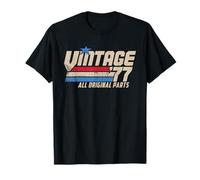 Vintage '77 Retro Birthday 1977 Top for Men 48th Dad USA 49 T-Shirt